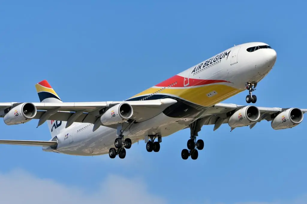 Samolot linii Air Belgium