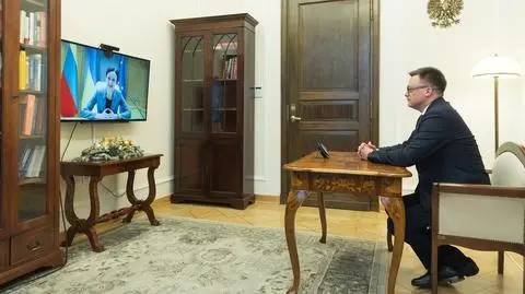 Marszałek Sejmu rozmawiał z przewodniczącą litewskiego parlamentu