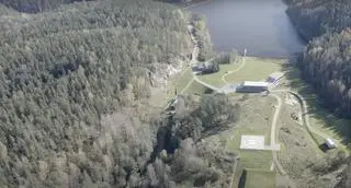 Ujęcie z nagrania o "północnej daczy" Putina 
