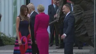 Donald Trump spotkał się z kombatantami 
