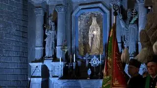 Pasterka w kopalni soli w Wieliczce
