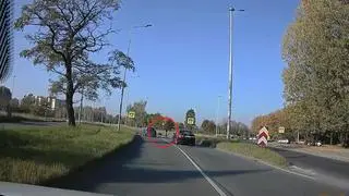 70-latek omal nie potrącił pieszego oraz psa