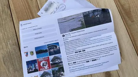 Dostał wydruk z profilu facebookowego MOSiR. Listem poleconym za 6,80 zł 