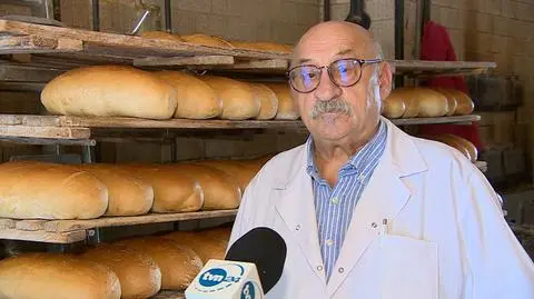 Pan Grzegorz, właściciel piekarni w Krakowie