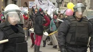 Marsz ochraniali funkcjonariusze policji