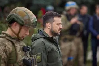 Prezydent Ukrainy Wołodymyr Zełenski 