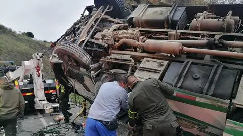 Katastrofa autobusu, co najmniej 20 osób nie żyje