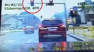 Po chwili zapaliło się czerwone