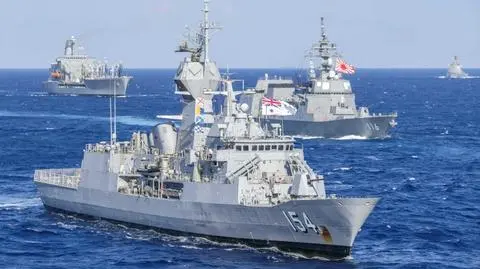 Australijska fregata dołącza do Amerykanów na strategicznym akwenie