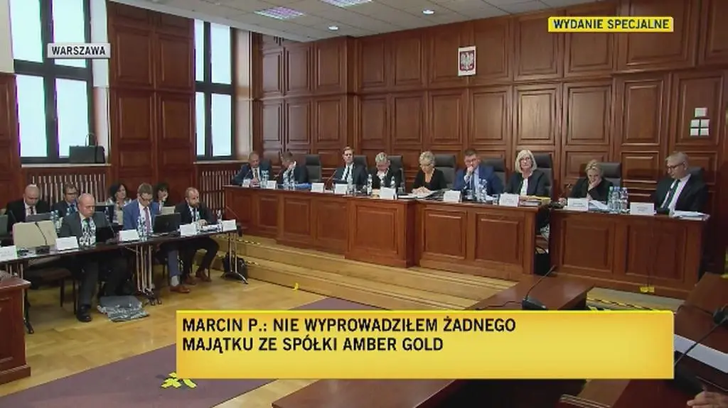 Przesłuchanie Marcina P. przed komisją śledczą. Część 5