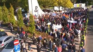 Local governments' protest in Warsaw