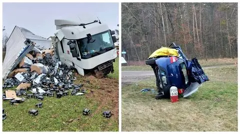 Śmiertelny wypadek na dk 6 w Runowie, nie żyje kierująca osobowym fordem