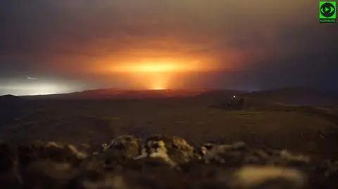 Erupcja wulkanu na Islandii. Ze szczeliny "zaczęły wytryskiwać fontanny lawy"