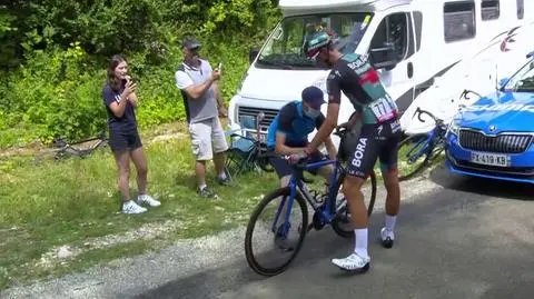 Rozmiar ma znaczenie. Pechowiec musiał pożegnać się z walką o etap