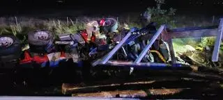 Scania wpadła do rowu