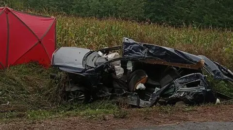 Tragiczny wypadek pod Łęczycą 