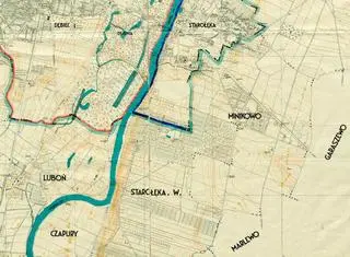 Marlewo na planie miasta z 1938 r.