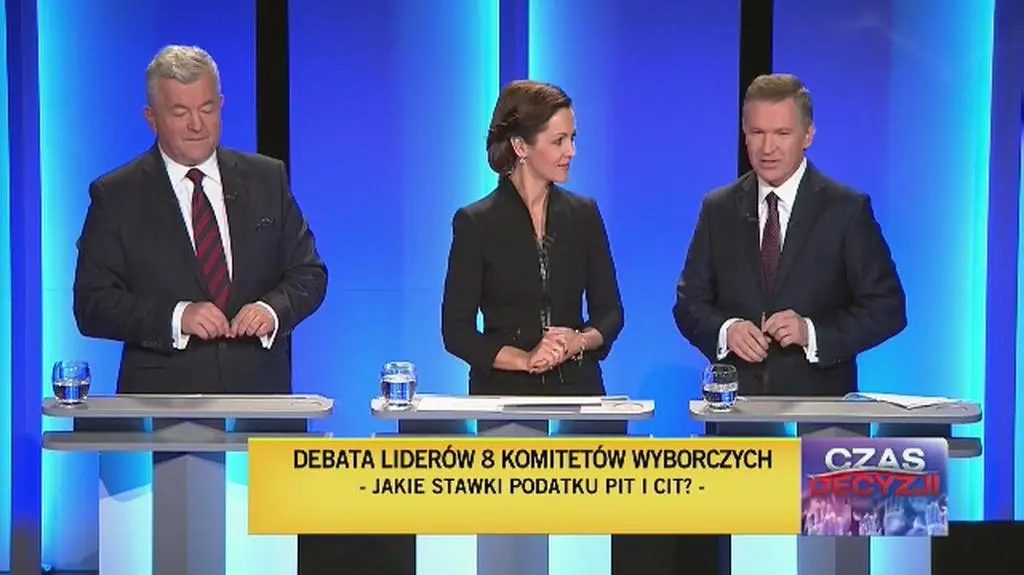 Liderzy komitetów wyborczych odpowiadają na pytanie o podatki