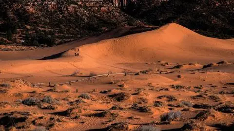 Park Stanowy Coral Pink Sand Dunes w Utah