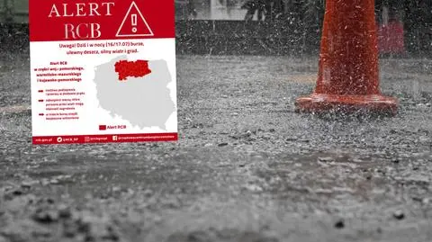 Alert RCB dla trzech województw. "Możliwe podtopienia"