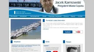 Hakerzy włamali się na stronę w poniedziałek wieczorem