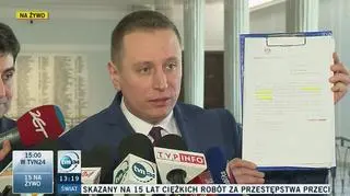 Brejza o audycie komendanta Maja