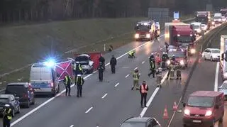 Tragiczny wypadek na opolskim odcinku autostrady A4