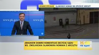 Ziobro: pan premier Donald Tusk w sposób jednoznaczny atakuje sądy i prokuraturę 