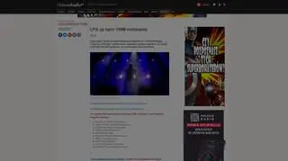 Informacja na stronie radiowej Trójki o 1998. notowaniu Listy Przebojów Trójki