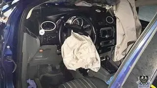 Wypadek na drodze pomiędzy Strugą, a Starymi Bogaczowicami (woj. dolnośląskie)