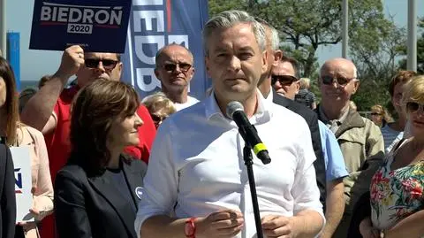 Biedroń: wstydzimy się za prezydenta, który jest dzisiaj na czołówkach wszystkich gazet