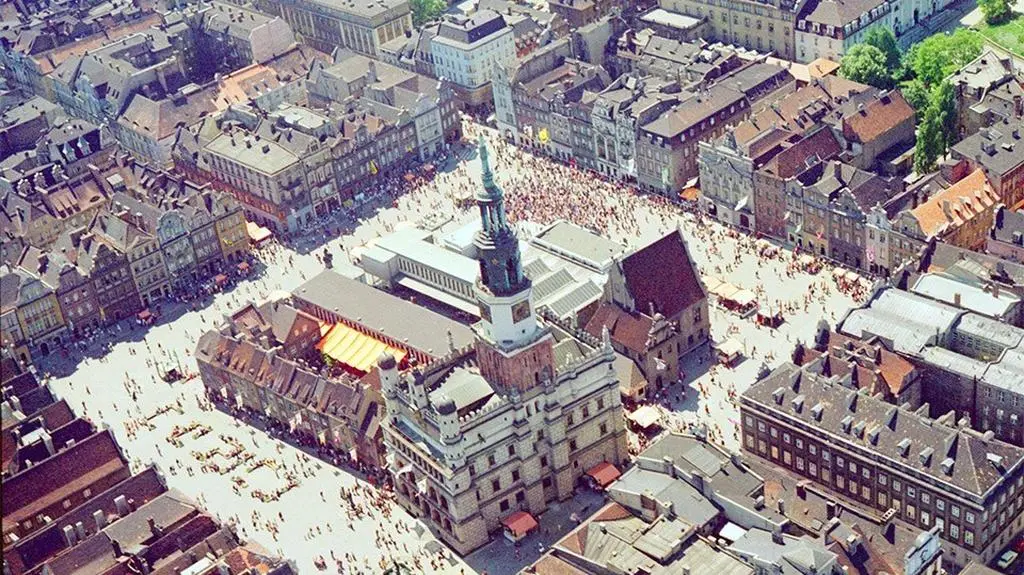 Stary Rynek z lotu ptaka