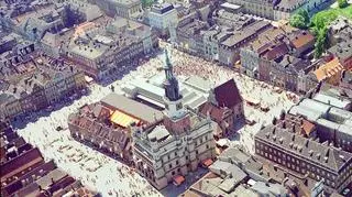 Stary Rynek z lotu ptaka