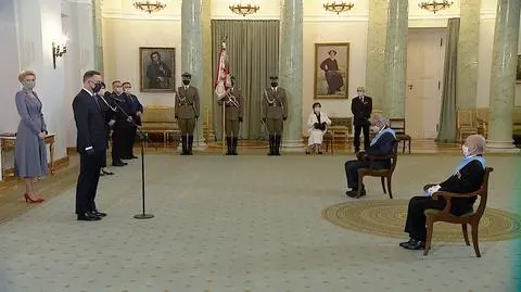 Prezydent wręczył Ordery Orła Białego