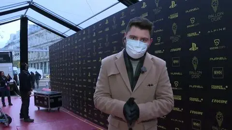 "Trwają ostatnie przygotowania". Reporter TVN24 za kulisami gali Złotej Piłki