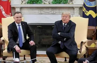 Spotkanie Andrzeja Dudy i Donalda Trumpa