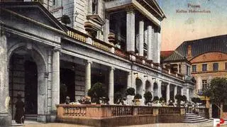 Kawiarnia Esplanade na starej pocztówce