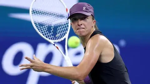 Iga Świątek podczas US Open
