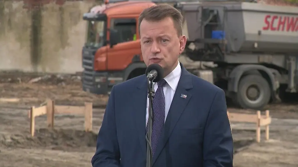 Szef MON uczestniczył w rozpoczęciu budowy w Legionowie szpitala - filii Wojskowego Instytutu Medycznego