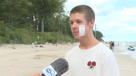 Ratownik WOPR został zaatakowany ostrym narzędziem