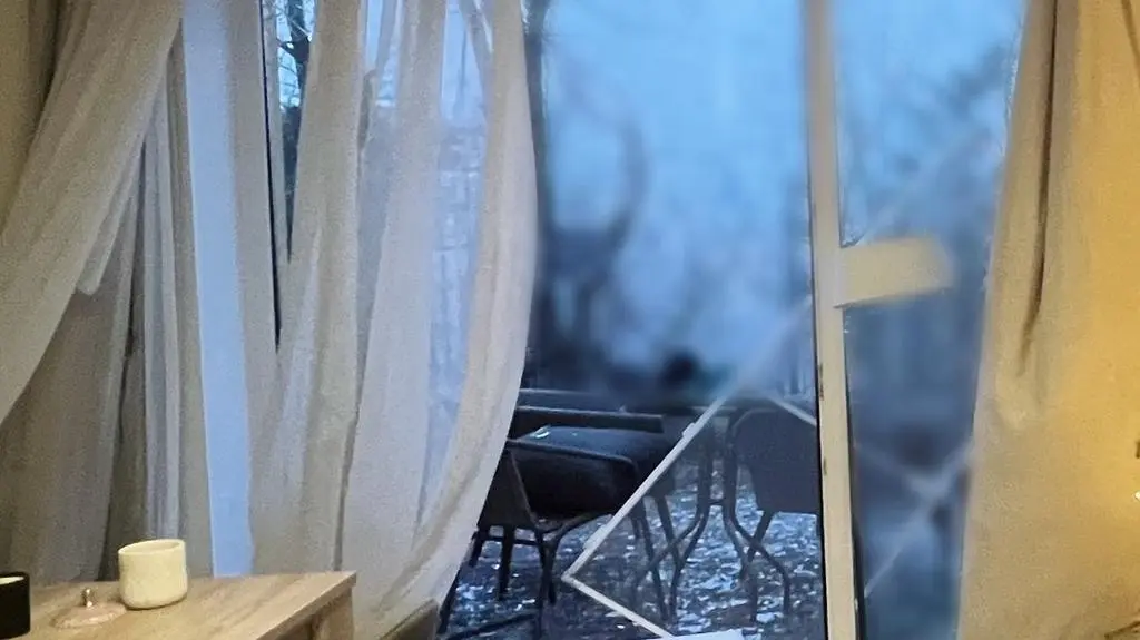 Uszkodzone wnętrze domu Kiry Rudyk