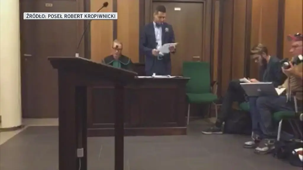 Cały film udostępniony przez posła PO Roberta Kropiwnickiego