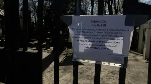 Cmentarz zamknięty, ale nie dla wszystkich