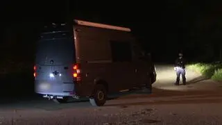 Rekonstrukcja po postrzeleniu 27-latka przez policjanta - zdjęcie z lipca 2020 r.