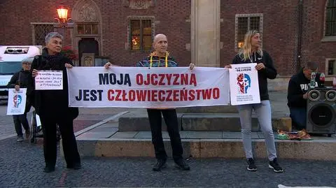 "Granica człowieczeństwa". Protesty w obronie migrantów