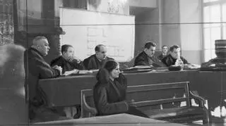 Oskarżona Rita Gorgonowa podczas składania zeznań