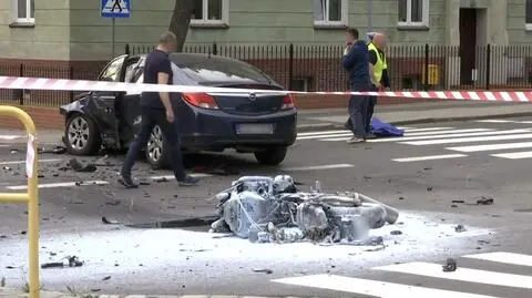 Motocyklista zginął na miejscu