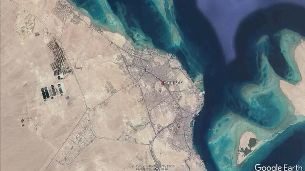 Hurghada położona jest na wschodzie Egiptu