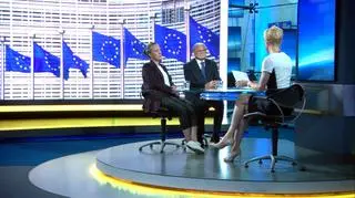 Marzena Chmielewska i Marek Grela w "Faktach po Faktach" 