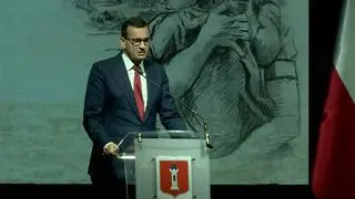 Premier Mateusz Morawiecki przemawiał w Wieluniu